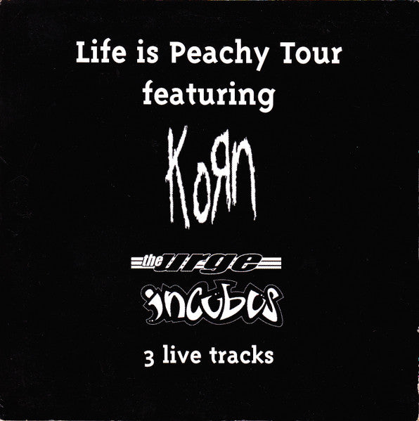 Various : Life Is Peachy Tour - Featuring (3 Live Tracks) (CD, Maxi, Comp, Ltd, Liv)