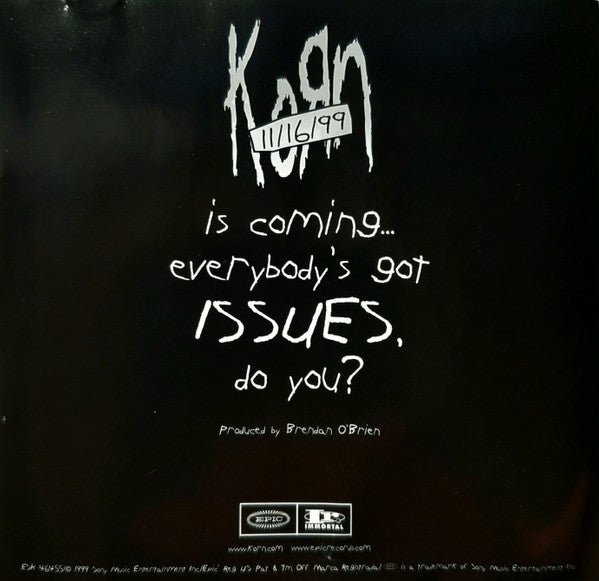 Korn : Falling Away From Me (CD, Single, Promo)