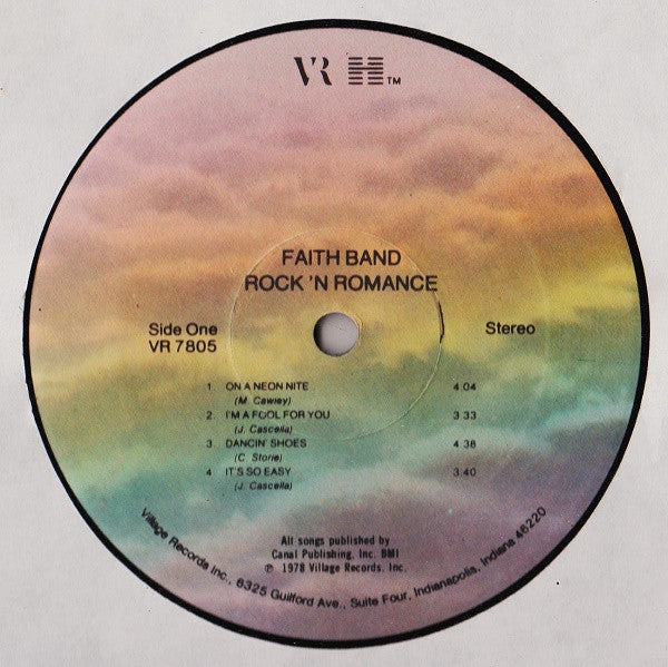 Faith Band : Rock'n Romance (LP, Album, PRC)