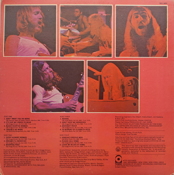 The Allman Brothers Band : Beginnings (2xLP, Comp, RI )