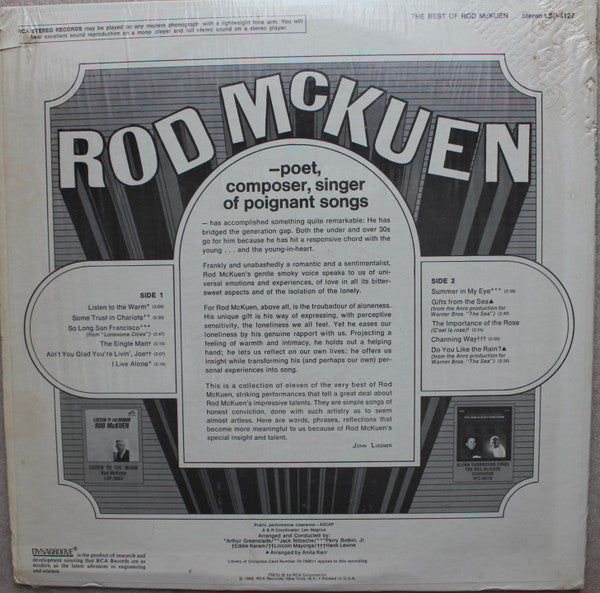 Rod McKuen : The Best Of (LP, Comp)