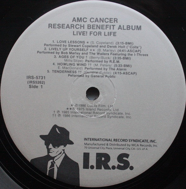 Various : Live! For Life (LP, Album)