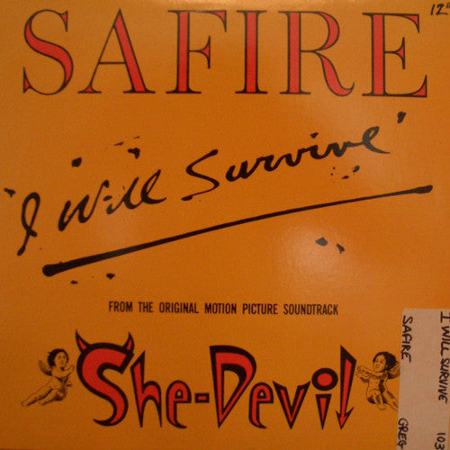 Safire : I Will Survive (12", Promo)