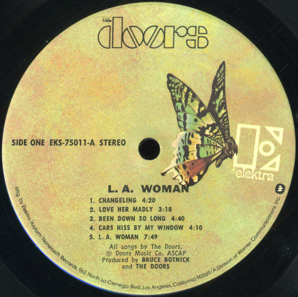 Doors* : L.A. Woman (LP, Album, RE, San)