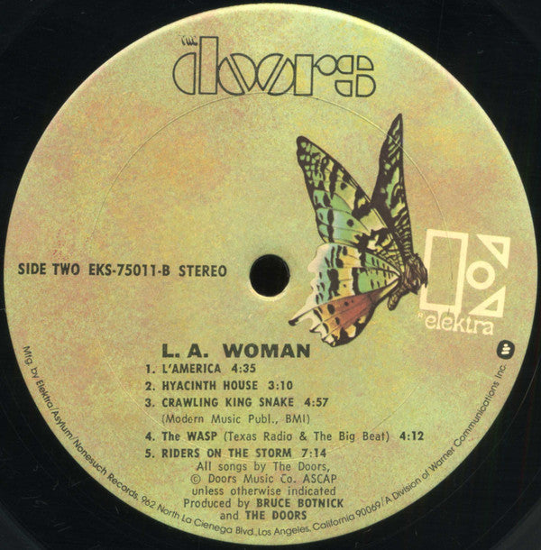 Doors* : L.A. Woman (LP, Album, RE, San)