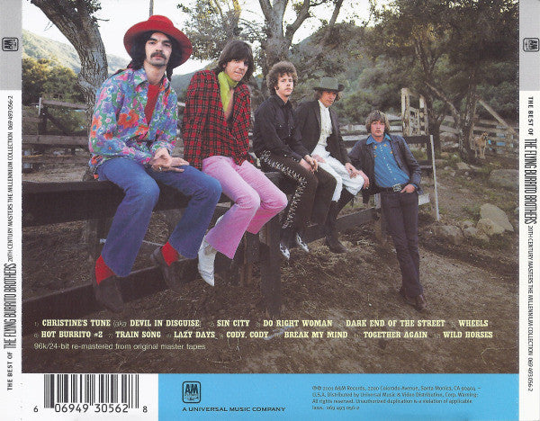 The Flying Burrito Bros : The Best Of The Flying Burrito Brothers (CD, Comp, RM)