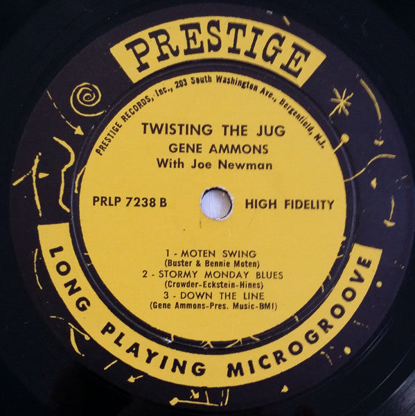 Gene Ammons, Joe Newman, Brother Jack McDuff : Twisting The Jug (LP, Album, Mono)