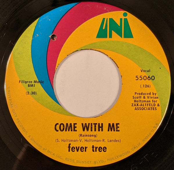 Fever Tree : San Francisco Girls / Come With Me (7", Single)
