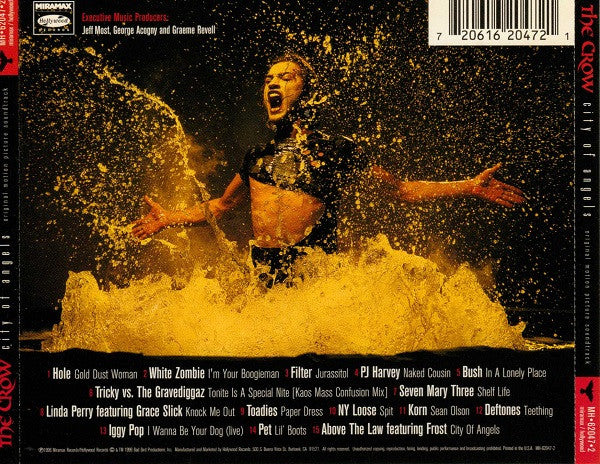 Various : The Crow: City Of Angels (Original Motion Picture Soundtrack) (CD, Album, Comp, PMD)