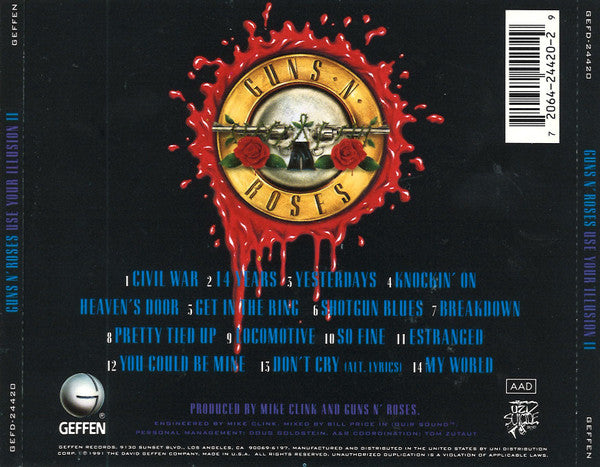 Guns N' Roses : Use Your Illusion II (CD, Album)