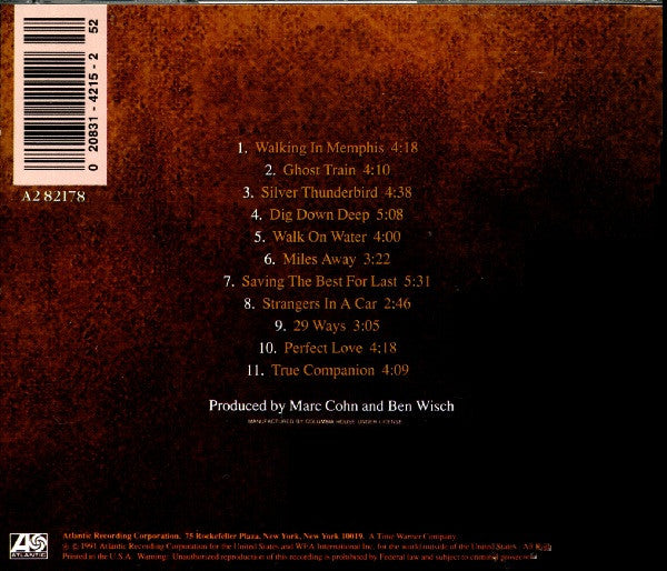 Marc Cohn : Marc Cohn (CD, Album, Club, Col)