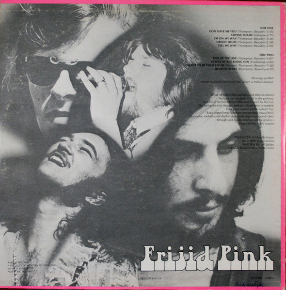 Frijid Pink : Frijid Pink (LP, Album, Ter)