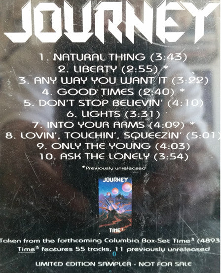 Journey : A Test Of Time (CD, Ltd, Promo, Smplr)