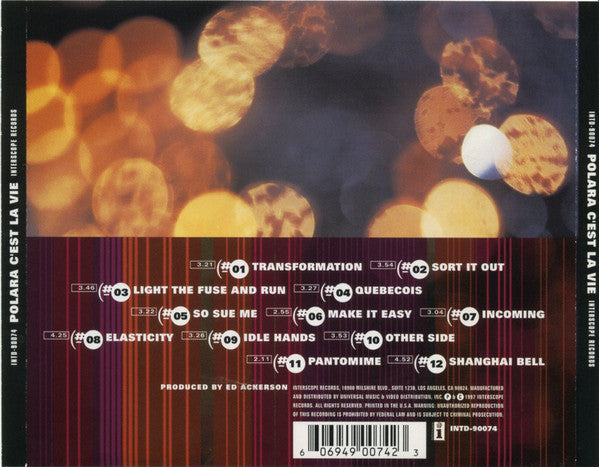Polara : C'est La Vie (CD, Album)