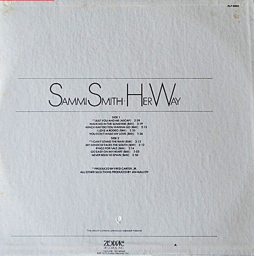 Sammi Smith : Her Way (LP, Comp)