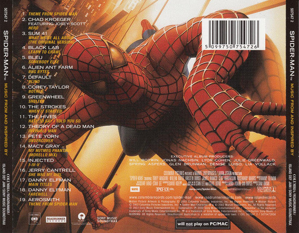 Various : Spider-Man (Music From And Inspired By) (CD, Comp)