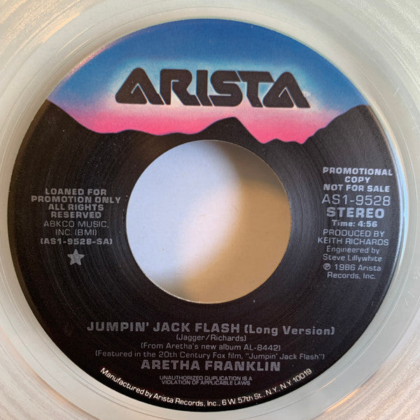 Aretha Franklin : Jumpin' Jack Flash (7", Promo, Cle)