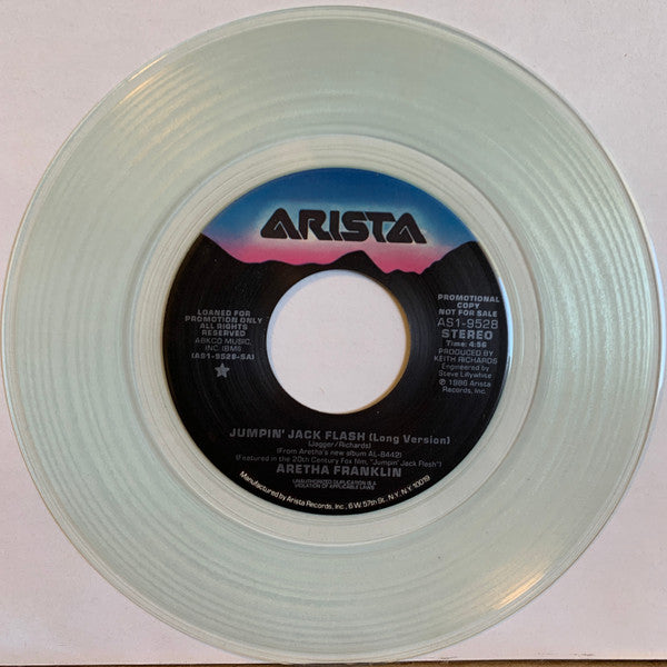 Aretha Franklin : Jumpin' Jack Flash (7", Promo, Cle)
