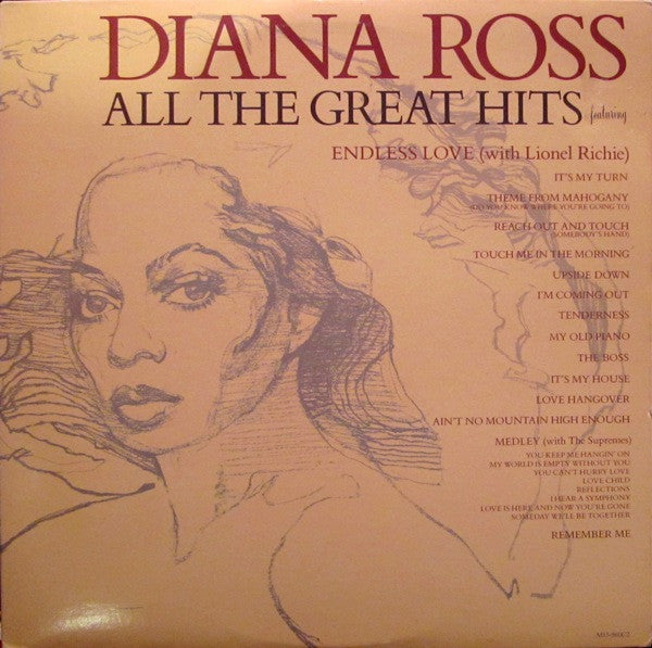Diana Ross : All The Great Hits (2xLP, Comp, Club, CRC)