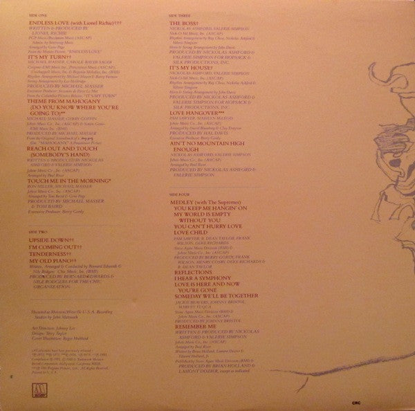 Diana Ross : All The Great Hits (2xLP, Comp, Club, CRC)
