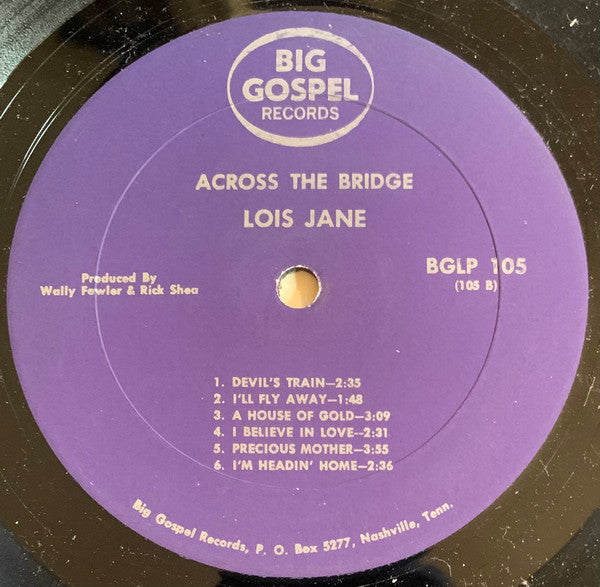 Lois Jane : Across The Bridge (LP, Album)
