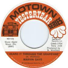 Marvin Gaye : I Heard It Through The Grapevine / You (7", Single, RP)