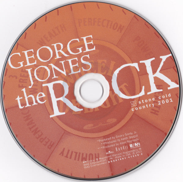 George Jones (2) : The Rock: Stone Cold Country 2001 (CD, Album)