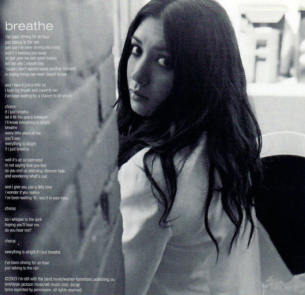 Michelle Branch : Breathe (CD, Single, Promo)