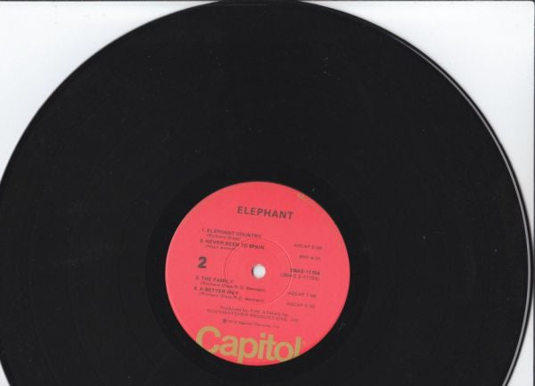 The Elephant : Elephant (LP, Album, Gat)