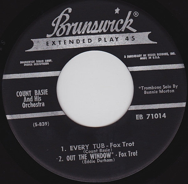 Count Basie Orchestra : Basie's Best (7", EP)