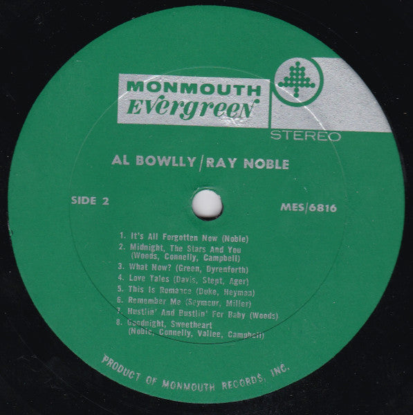 Al Bowlly, Ray Noble : Al Bowlly•Ray Noble (LP, Album, Comp, Gre)