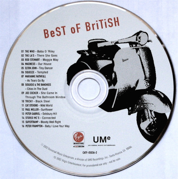 Various : Best Of British (CD, Comp, Promo)