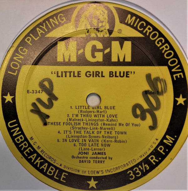 Joni James : Little Girl Blue (LP, Album)