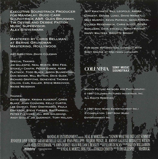 Various : I Know What You Did Last Summer (The Album) (CD, Comp, RE)