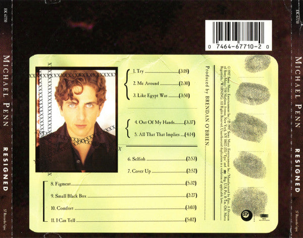 Michael Penn : Resigned (CD, Album, Enh)