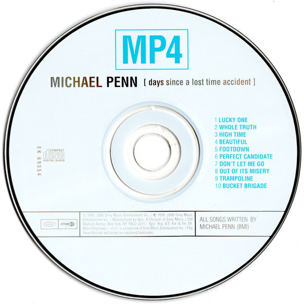 Michael Penn : MP4 [Days Since A Lost Time Accident] (CD, Album)