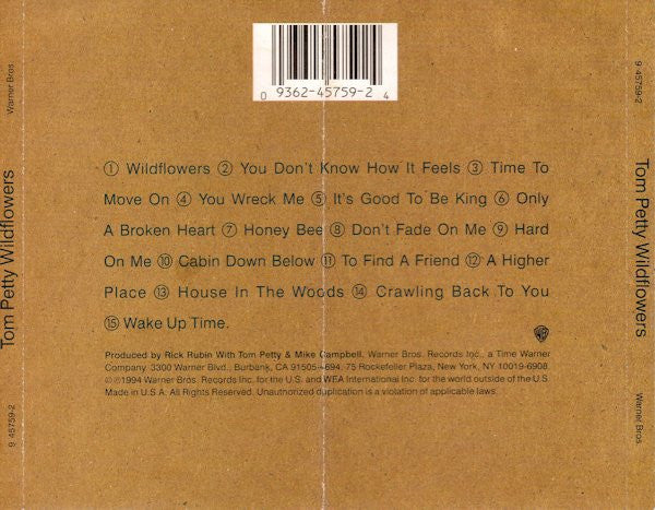 Tom Petty : Wildflowers (CD, Album, Spe)
