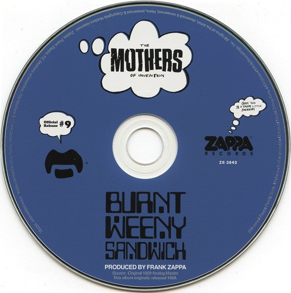 FZ* / Mothers Of Invention* : Burnt Weeny Sandwich (CD, Album, RE, RM)