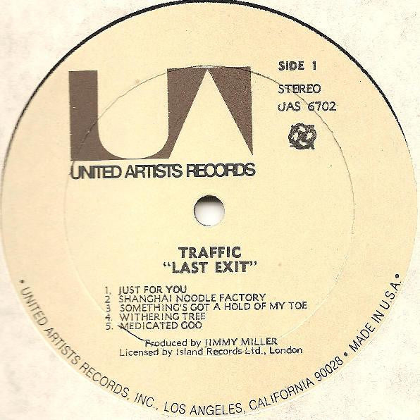 Traffic : Last Exit (LP, Album, RE)