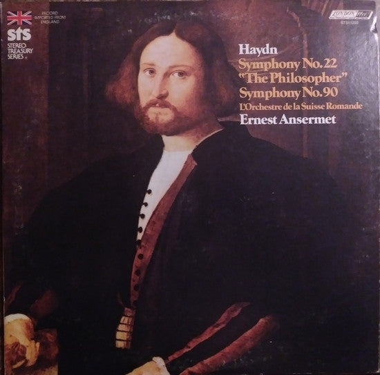Joseph Haydn, Ernest Ansermet, L'Orchestre De La Suisse Romande : Haydn Symphony No. 22 "The Philosopher" Symphony No. 90 (LP, Album, RE)