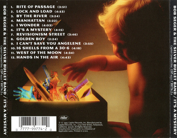 Bob Seger And The Silver Bullet Band : It's A Mystery (CD, Album, Pit)