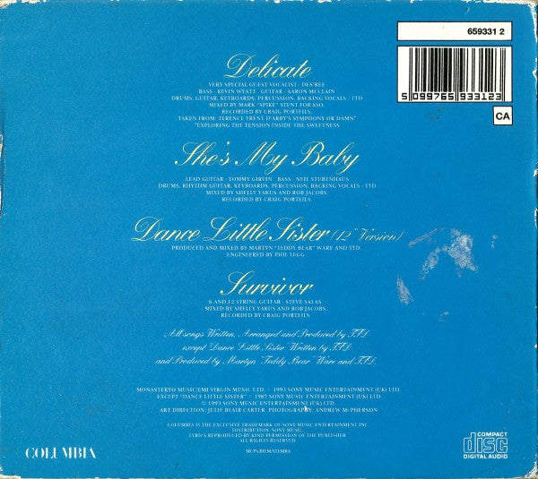 Terence Trent D'Arby Featuring Des'ree : Delicate (CD, Single, Dig)
