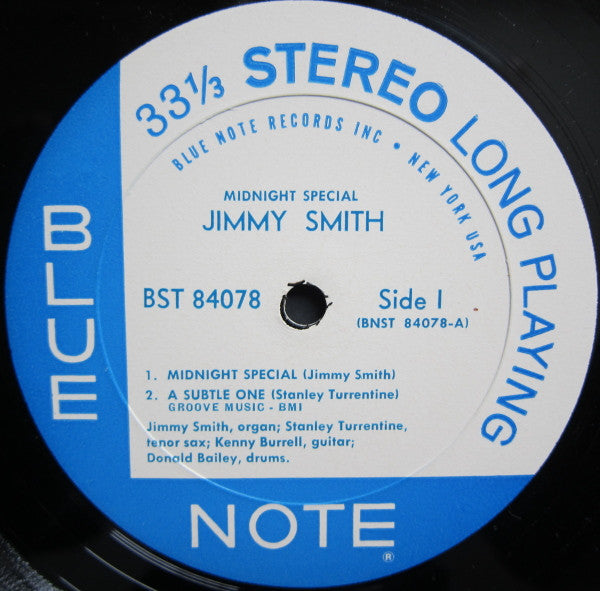 Jimmy Smith : Midnight Special (LP, Album, RE, NY )