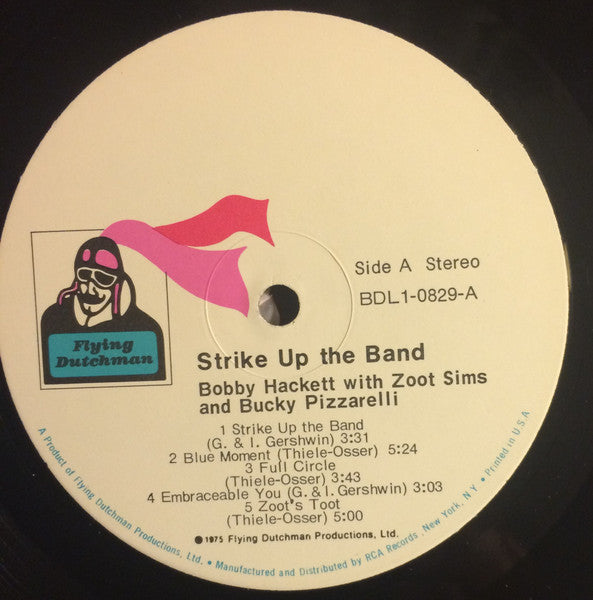 Bobby Hackett, Zoot Sims, Bucky Pizzarelli, Richard Davis (2), Mel Lewis & Hank Jones : Strike Up The Band (LP)