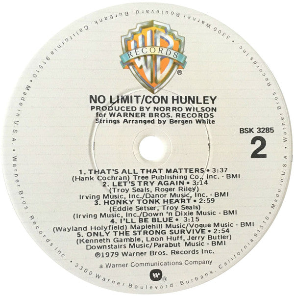 Con Hunley : No Limit (LP, Album)