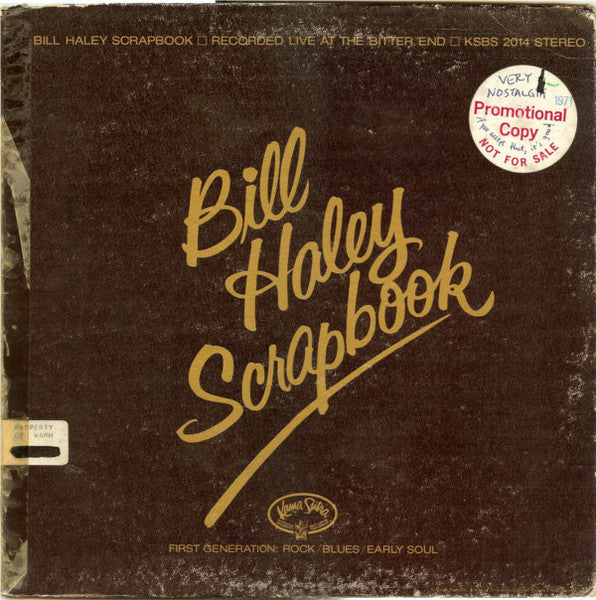 Bill Haley And His Comets : Bill Haley's Scrapbook (LP, Promo)