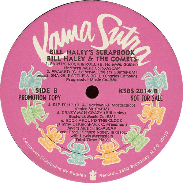 Bill Haley And His Comets : Bill Haley's Scrapbook (LP, Promo)