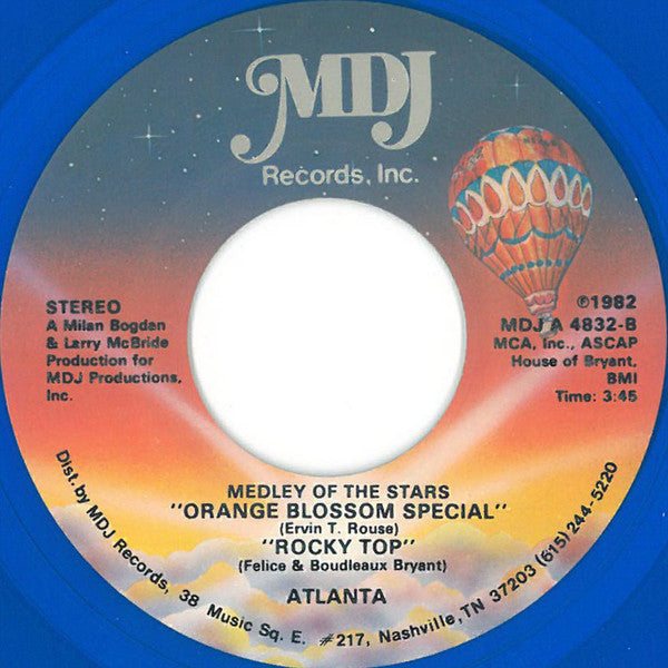 Atlanta (6) : Dixie Dreaming / Medley Of The Stars (7", Blu)