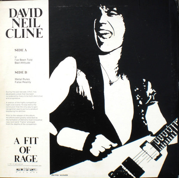 David Neil Cline : A Fit Of Rage (12", EP)