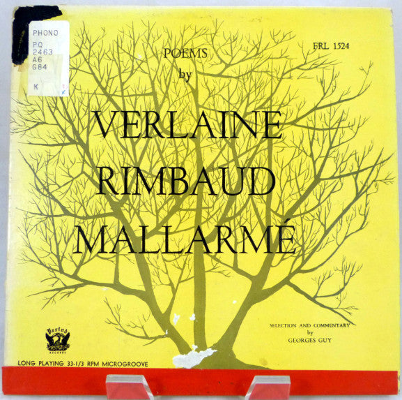 James Lewis (14) / Linette Fisher / Stephane Reitman / Claude Monteux : Poems Of Verlaine Rimbaud Mallarme (LP)